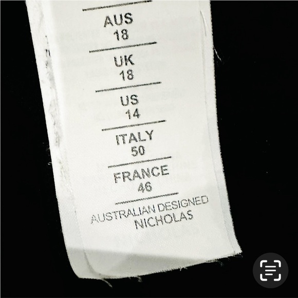 👠🥂 NICHOLAS Black Tie Formal Holiday Gown New Year’s Front Slit Dress, Sz 14 - Picture 7 of 10